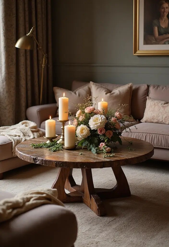 12 Unique Coffee Table Arrangements That Will Wow Your Guests! - 6. Luxe Layers