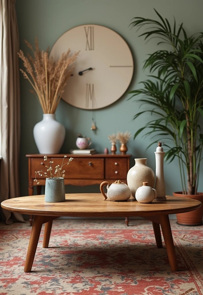 12 Unique Coffee Table Arrangements That Will Wow Your Guests! - 9. Vintage Vibes