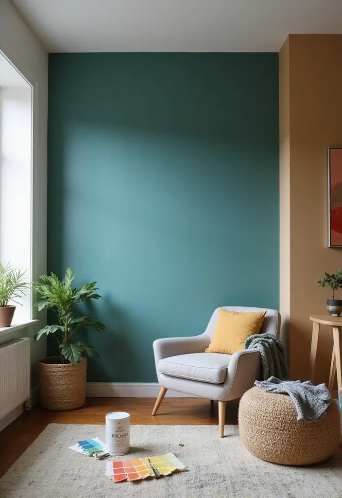 15 Budget-Friendly Small Room Makeover Hacks You Won't Believe! - 1. Go Bold with Paint