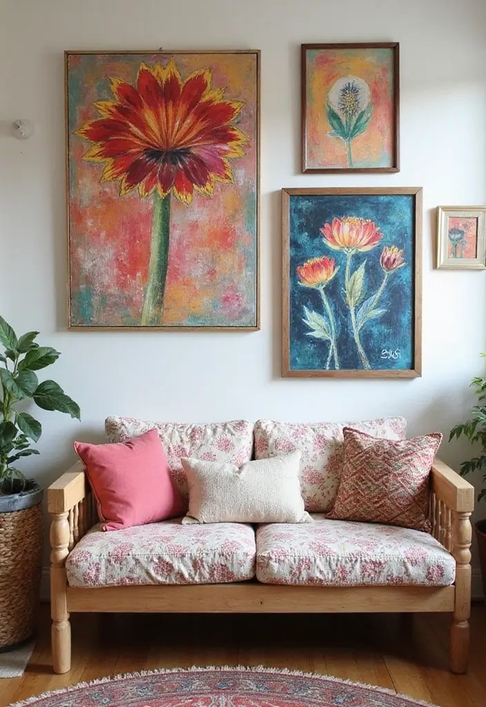 15 Budget-Friendly Small Room Makeover Hacks You Won't Believe! - 6. DIY Wall Art