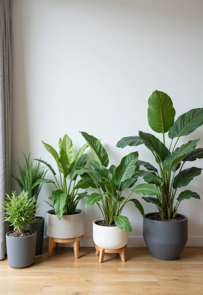 15 Cozy Modern Apartment Decor Inspirations That Will Transform Your Space! - 3. Greenery for Freshness
