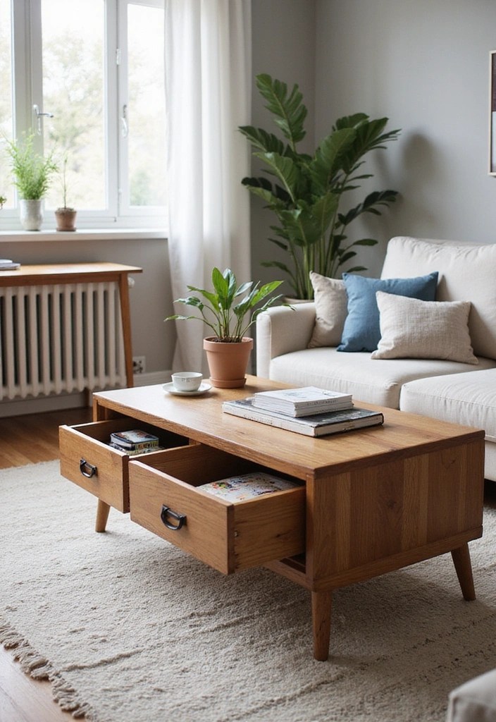 15 Cozy Modern Apartment Decor Inspirations That Will Transform Your Space! - 4. Functional Furniture