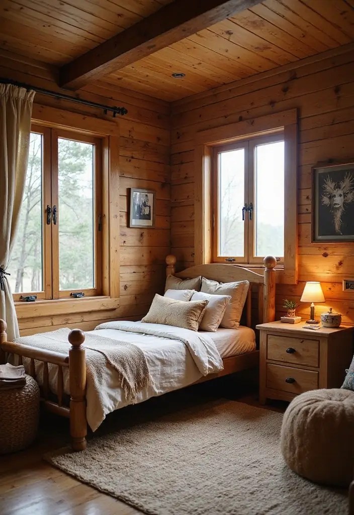 15 Dreamy Luxury Kids Bedrooms That Are Worth Every Penny (You Won't Believe #7!) - 11. Cozy Cabin Retreat