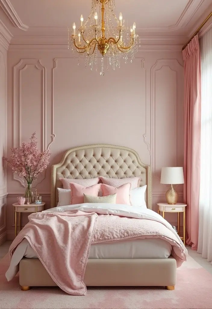 15 Dreamy Luxury Kids Bedrooms That Are Worth Every Penny (You Won't Believe #7!) - 2. Glamour and Gold