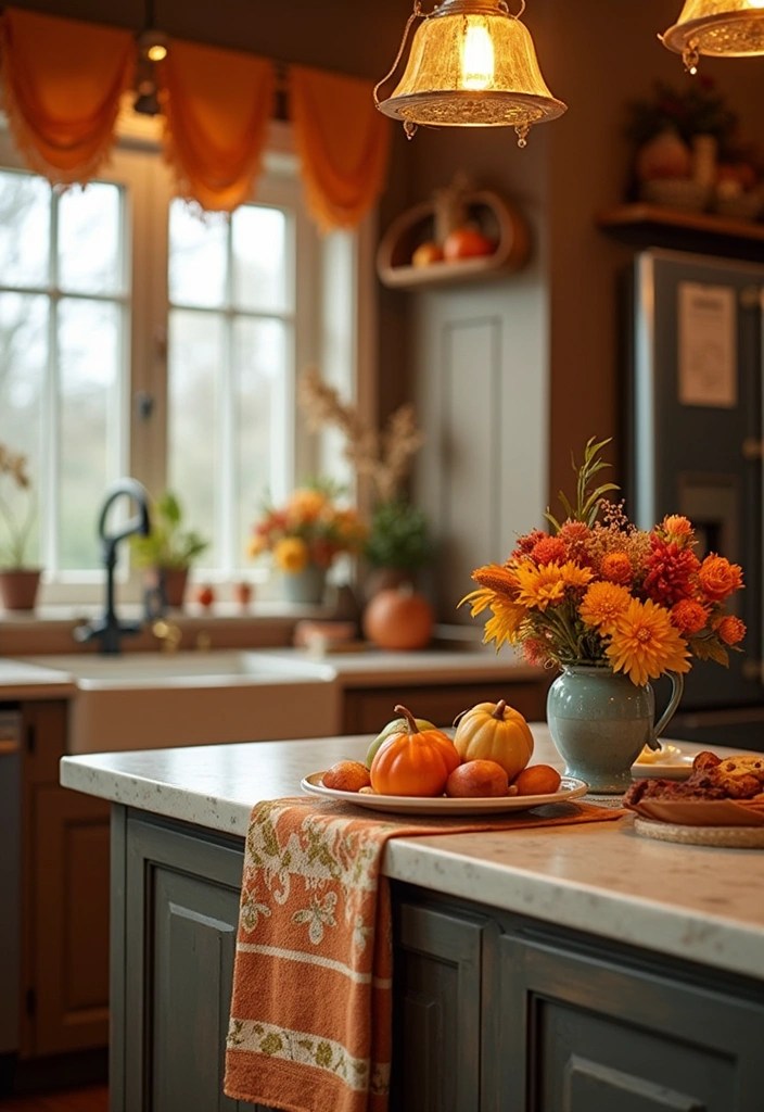 15 Fall Decor Ideas That Will Transform Your Home into a Cozy Haven (You’ll Love #12!) - 14. Festive Kitchen Accents