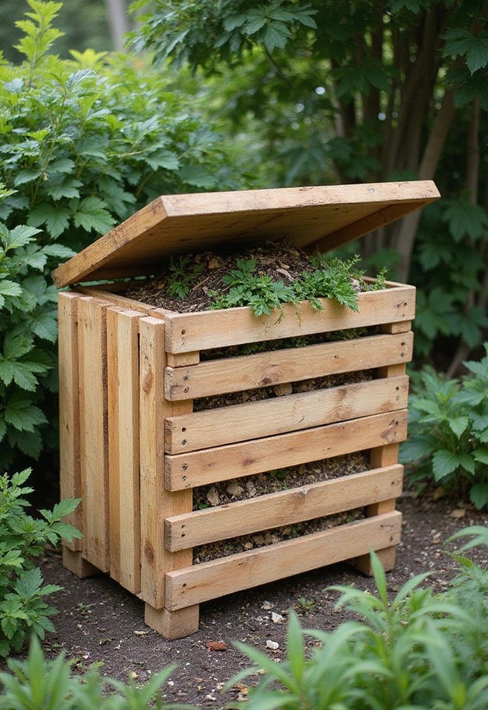 17 Creative DIY Home Garden Ideas You Never Knew You Needed! - 14. Compost Bin