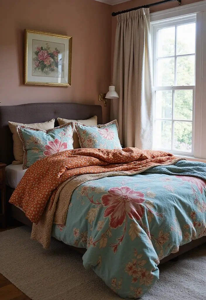 19 Bedding Inspo Tips to Layer Textures Like a Pro (Your Dream Bed Awaits!) - 13. Create a Focal Point
