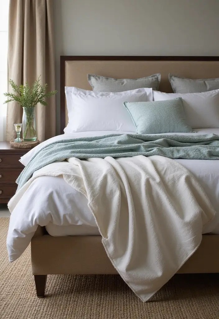 19 Bedding Inspo Tips to Layer Textures Like a Pro (Your Dream Bed Awaits!) - 17. Layering #2 Layers for Different Sleep Preferences