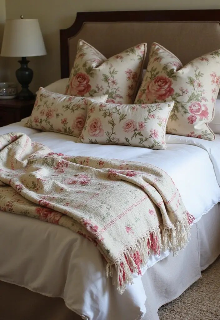 19 Bedding Inspo Tips to Layer Textures Like a Pro (Your Dream Bed Awaits!) - 2. Play with Patterns