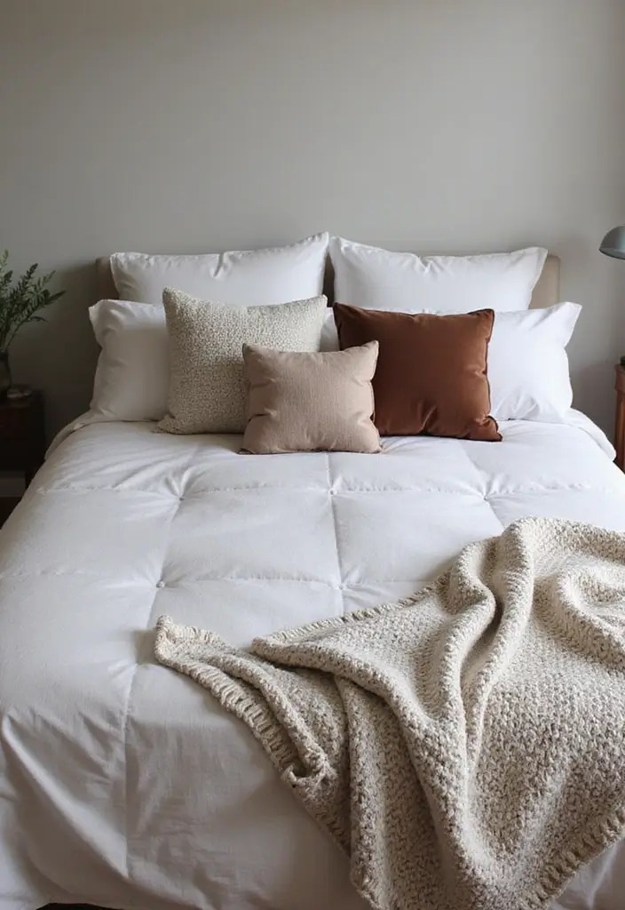 19 Bedding Inspo Tips to Layer Textures Like a Pro (Your Dream Bed Awaits!) - 3. Incorporate Different Textures