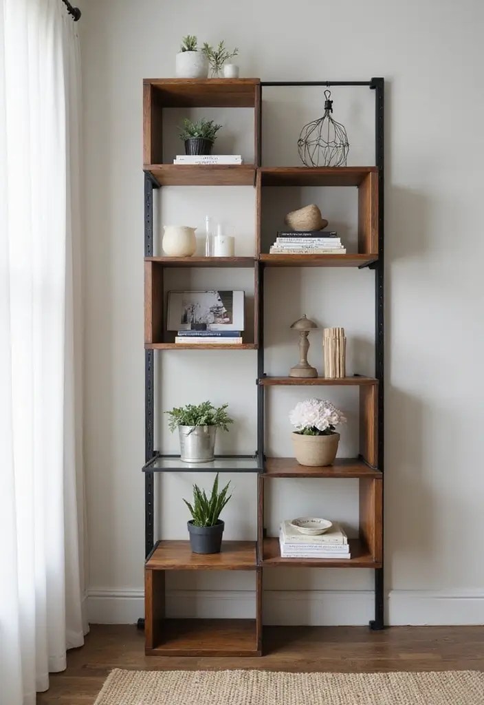 17 Book Shelf Ideas Perfect for Nooks and Crannies (You’ll Want #9 in Your Home!) - 9. Modular Shelving